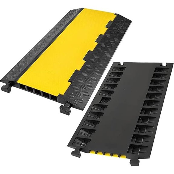 CXRCY 5-Channel Heavy Duty Cable Protectors (2-Pack)
