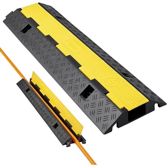 VEVOR Cable Protector Ramp with Flip-Open Cover