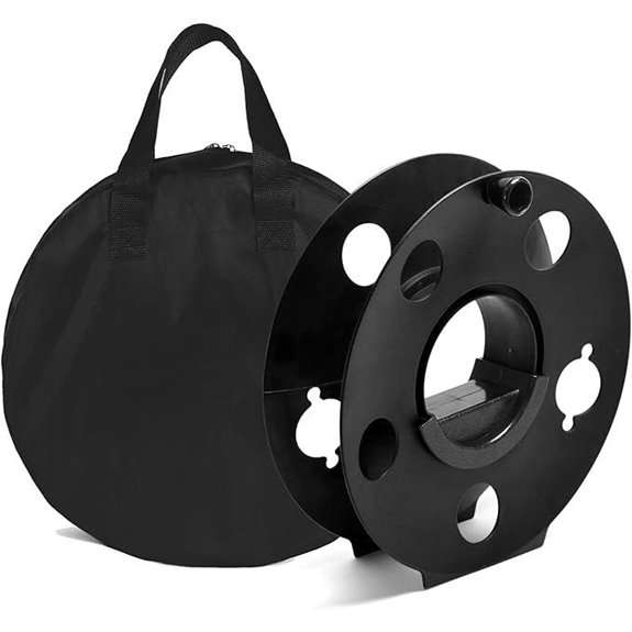 Heavy Duty Cord Storage Reel with Rotating Handle