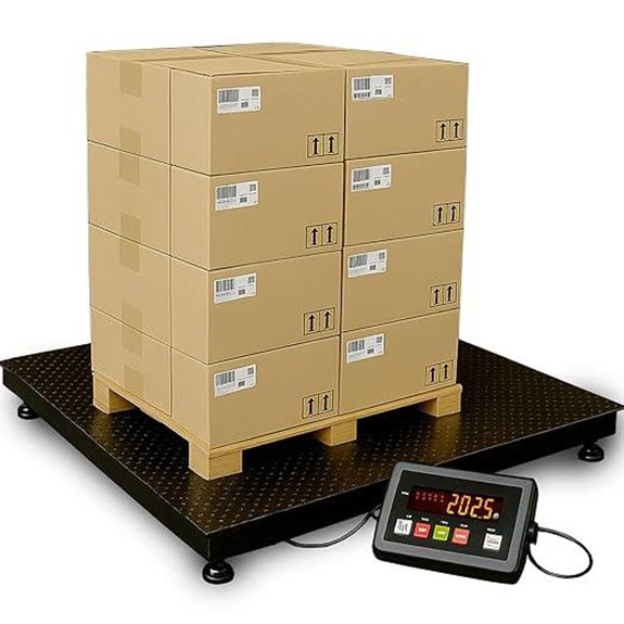 Industrial 48x48 10,000 lb Digital Pallet Scale