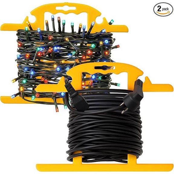 Ripeng 2 Pcs Heavy Duty Extension Cord Storage Reels