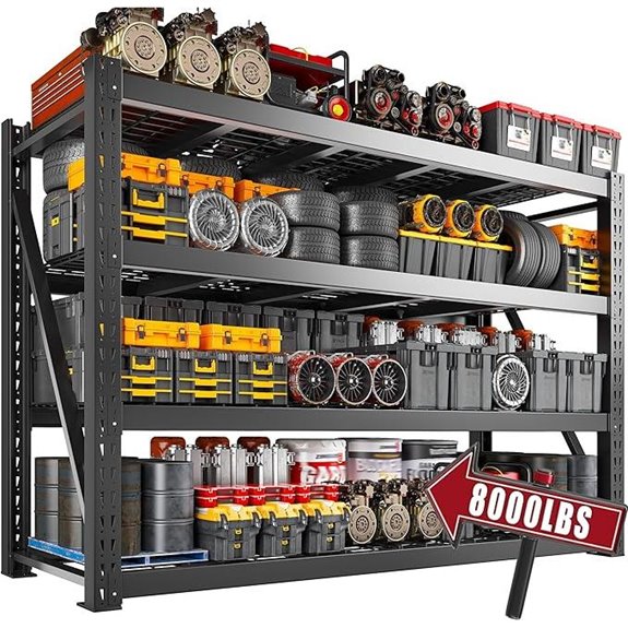 Bepatio 8000LBS Heavy Duty Garage Storage Shelves