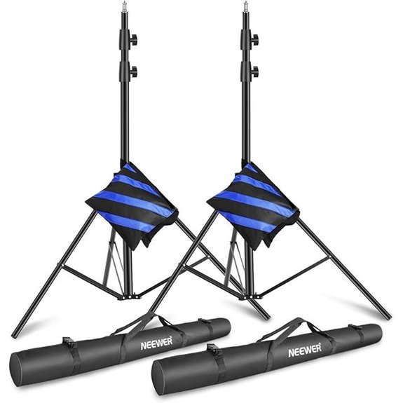 Neewer 10ft Heavy Duty Light Stands with Carry Bags