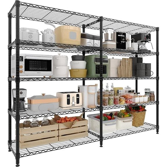 5-Tier Heavy Duty Metal Storage Shelving Unit