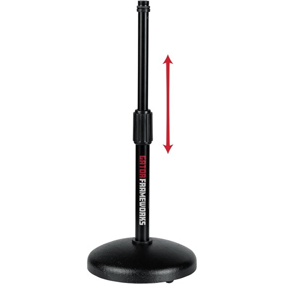 Gator Microphone Stand with Weighted Base