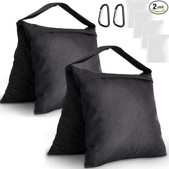 2 Pack Heavy Duty Sandbags for Photography Support