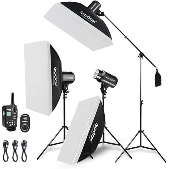 Godox 750W Studio Strobe Lighting Kit