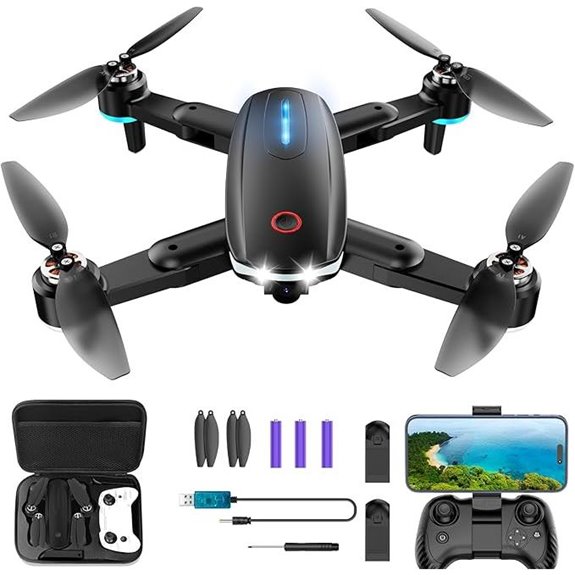 Foldable 1080P HD Camera Drone with Flip & Selfie