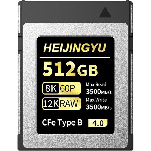 512GB CFexpress 4.0 Memory Card with 3500MB/s Speed