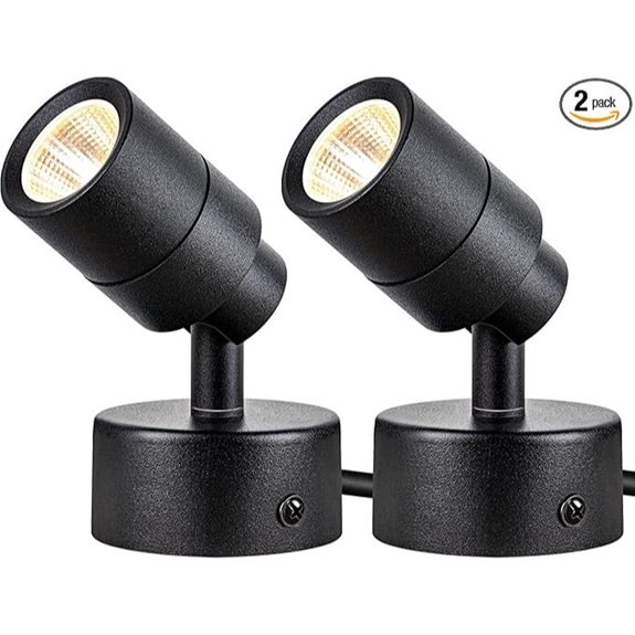 SUNVIE 2 Pack Indoor LED Spotlights with Foot Switch