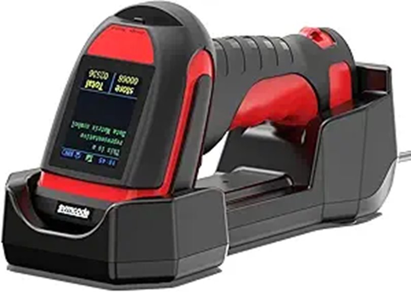 Symcode 2D Industrial Barcode Scanner with Stand