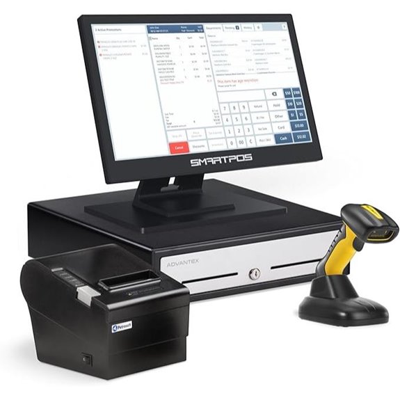 All-in-One SmartPOS Cash Register with Barcode Scanner