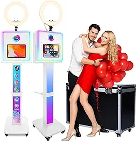 RDYMONKEY iPad Photo Booth with RGB Ring Light
