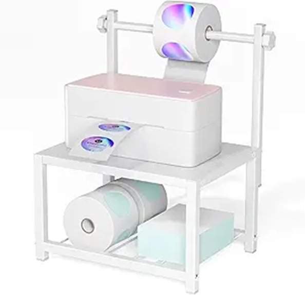 Label Holder for Rolls and Fan-Fold Labels