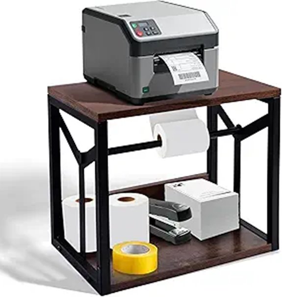 Label Holder for Rolls and Fan-Fold Labels