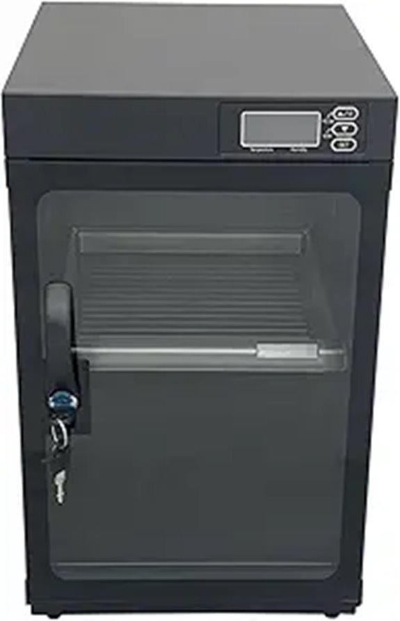 INTBUYING 30L Camera Dry Cabinet with Lock and LED