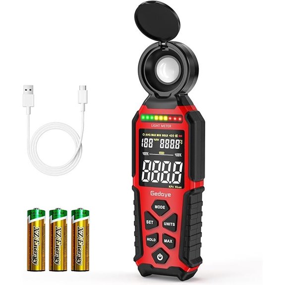 Digital Light Meter for Lux and Foot Candles