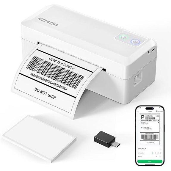 Portable Thermal Label Printer for Small Business