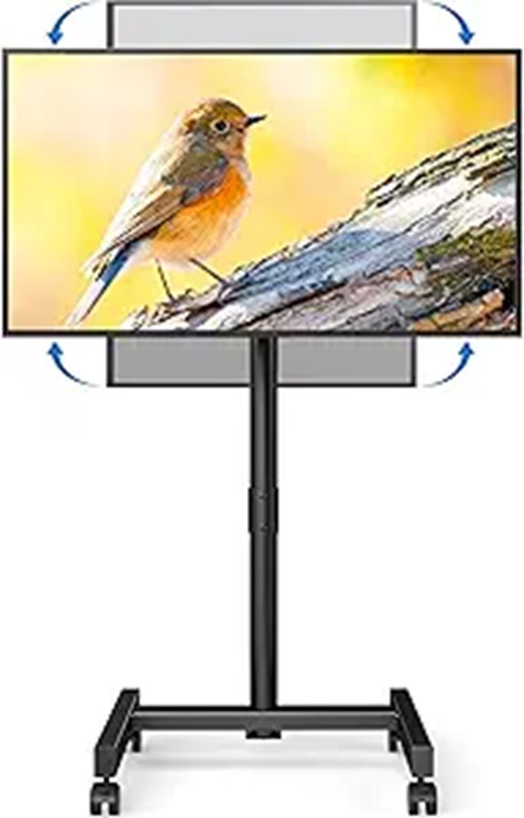 YOMT Mobile TV Cart for 13-50 inch Screens