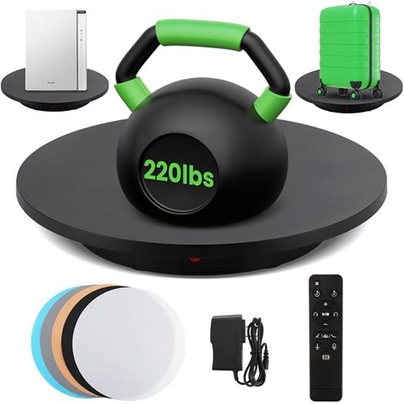 Motorized 16.5 Photography Turntable with Remote