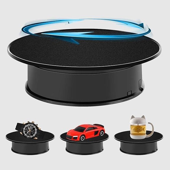 8 Motorized Rotating Display Stand for Jewelry