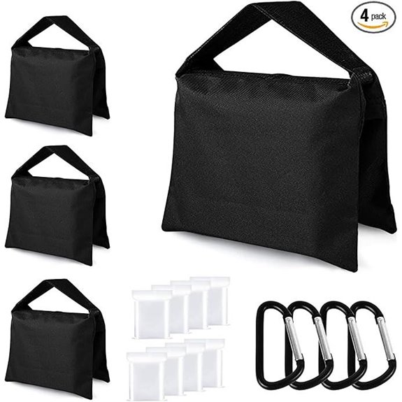 ABCCANOPY Photography Sandbags 4 Pack for Video Stands