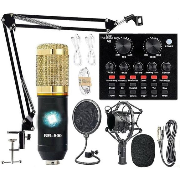 Podcast Equipment Bundle with Voice Changer and Audio Interface