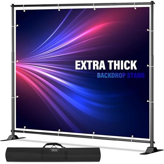 10x8 Portable Backdrop Stand with Carrying Bag