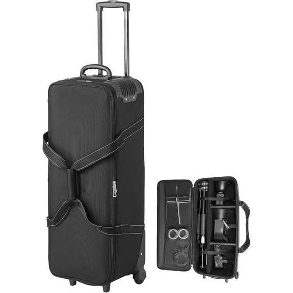 VEVOR Studio Equipment Trolley Case with Wheels