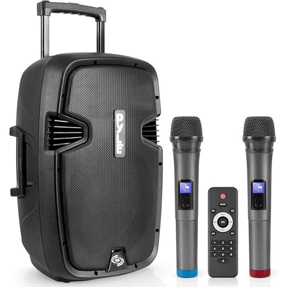 Pyle 1000W Bluetooth Karaoke PA Speaker System