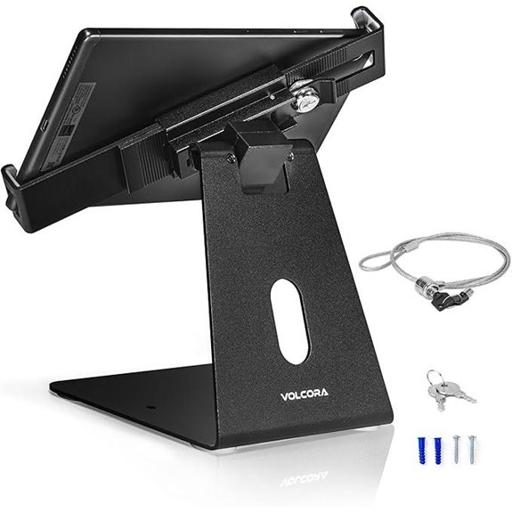 Volcora Anti-Theft iPad Stand with Lock for POS