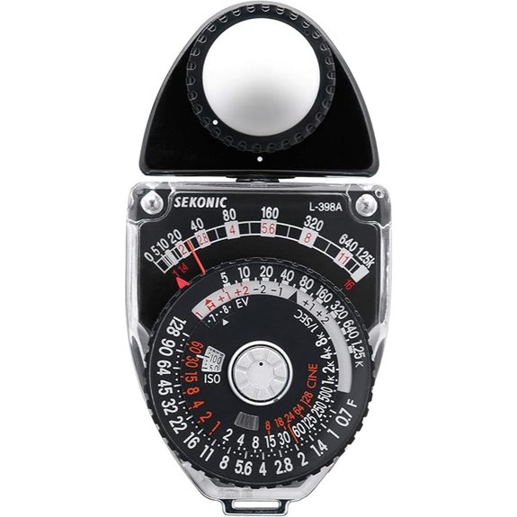 Sekonic L-398A Light Meter Studio Deluxe III (401-399),Black