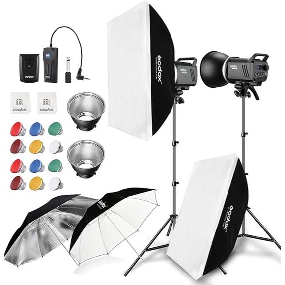 Godox MS300 Studio Flash Kit with Accessories