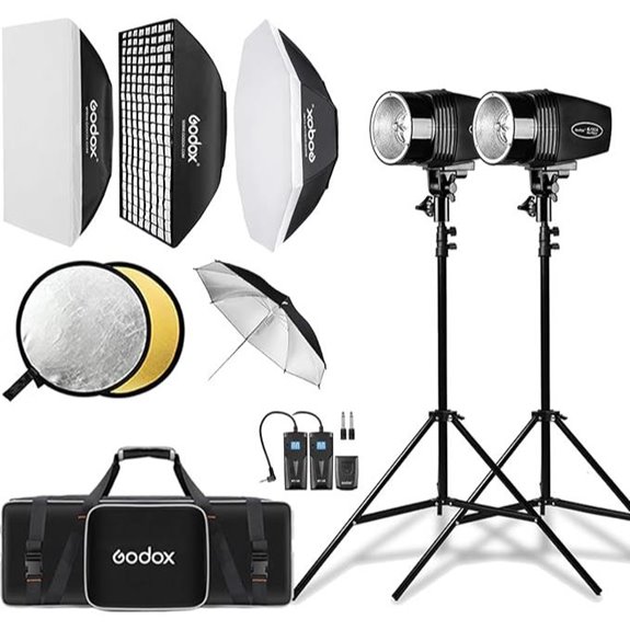 Godox Studio Flash Light Kit with Softbox and Stands