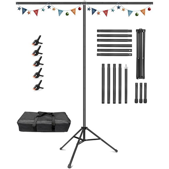 t shape backdrop stand