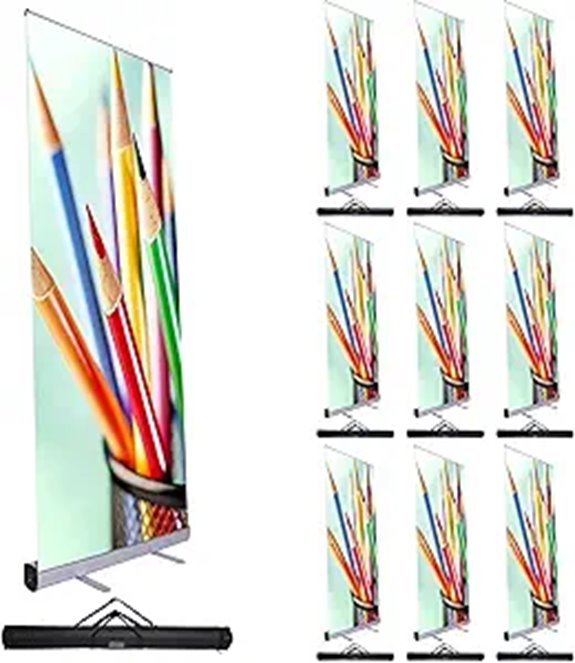 10pcs 33x79 Retractable Banner Stand Signage