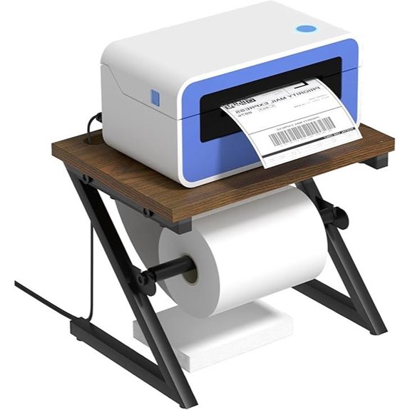 Thermal Label Holder for Rolls and Fan-Fold Labels