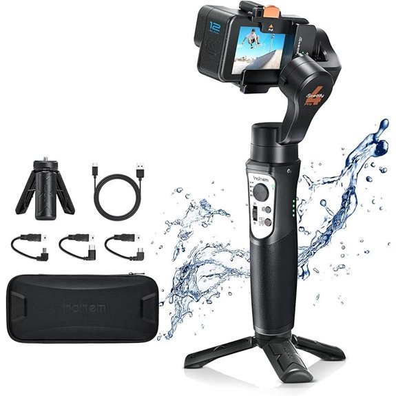3-Axis Gimbal Stabilizer for GoPro and Action Cameras