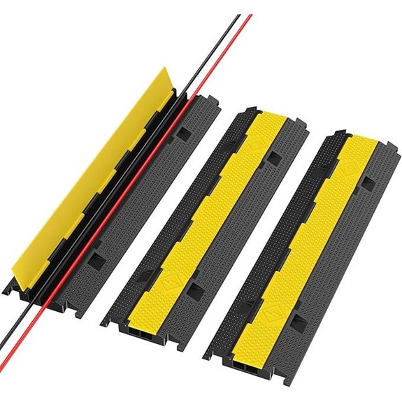 Cable Protector Ramp 3 Pack for Wires and Hoses