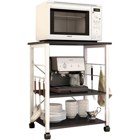 Soges 3-Tier Kitchen Baker's Rack on Wheels