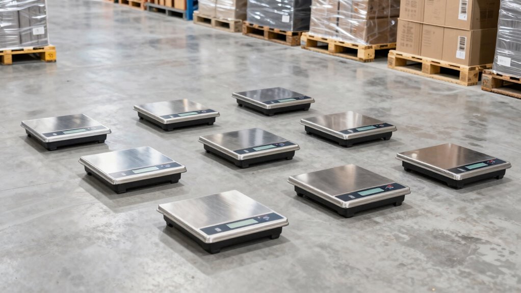 top warehouse floor scales