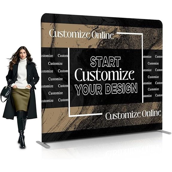 Trade Show Tension Fabric Display Backdrop Banner