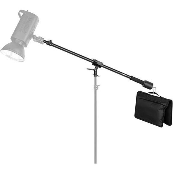 NEEWER Tripod Boom Arm with Counterweight and Sandbag