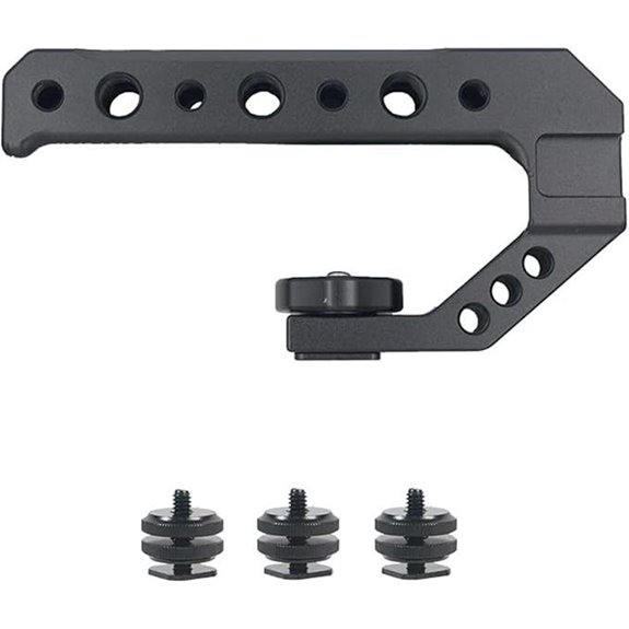 Universal DSLR Camera Rig Top Handle with Cold Shoe Mounts
