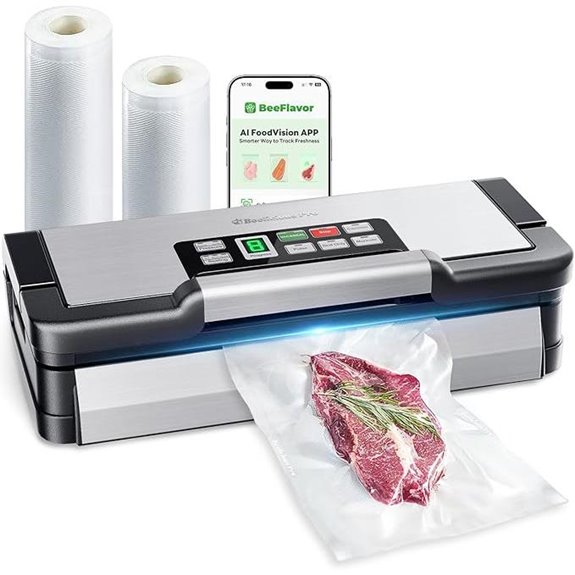 95kPa Vacuum Sealer with AquaLock and Bag Rolls