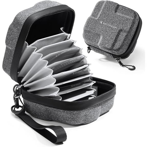 versatile lens filter storage