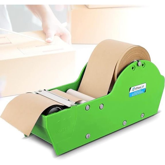 Water-Activated Kraft Tape Dispenser Adjustable Portable
