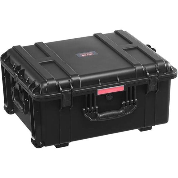 VEVOR Waterproof Hard Case with Wheels and Foam