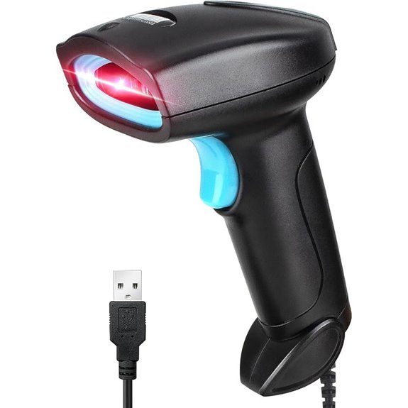 USB 1D Wired CCD Barcode Scanner for Store