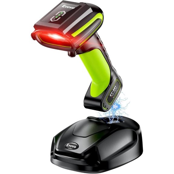 Eyoyo Wireless Barcode Scanner with Charging Dock